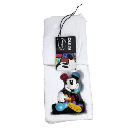 Monty's Disney Britto Mickey Mouse Sitting Mini Figurine Enesco 4044114 New in Box #71042-23