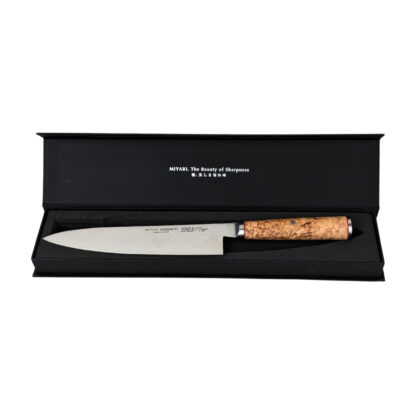Miyabi 5000MCD Birchwood 20cm Gyutoh Chef's Knife | SG2 Super Steel | 101-Layer Damascus | New in Box #70749