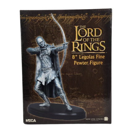 NECA The Lord of the Rings Legolas 8" Fine Pewter Statue Figure New in Opened Box #70712