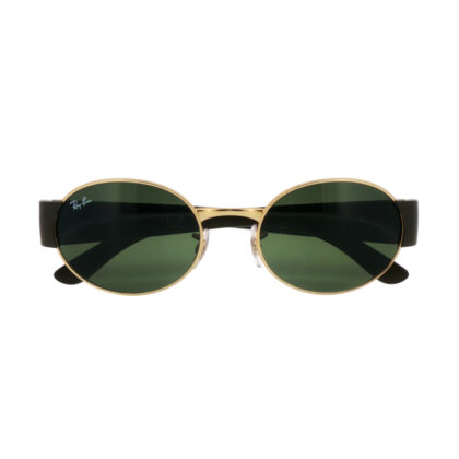 Ray-Ban RB3770 Sunglasses | Gold Frame | Green Lenses | With Case #70654