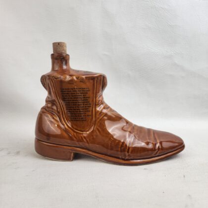 Monty's Riversands Vineyards Barnaby Joyce RM Williams Boot Decanter | Ceramic Bottle #63780