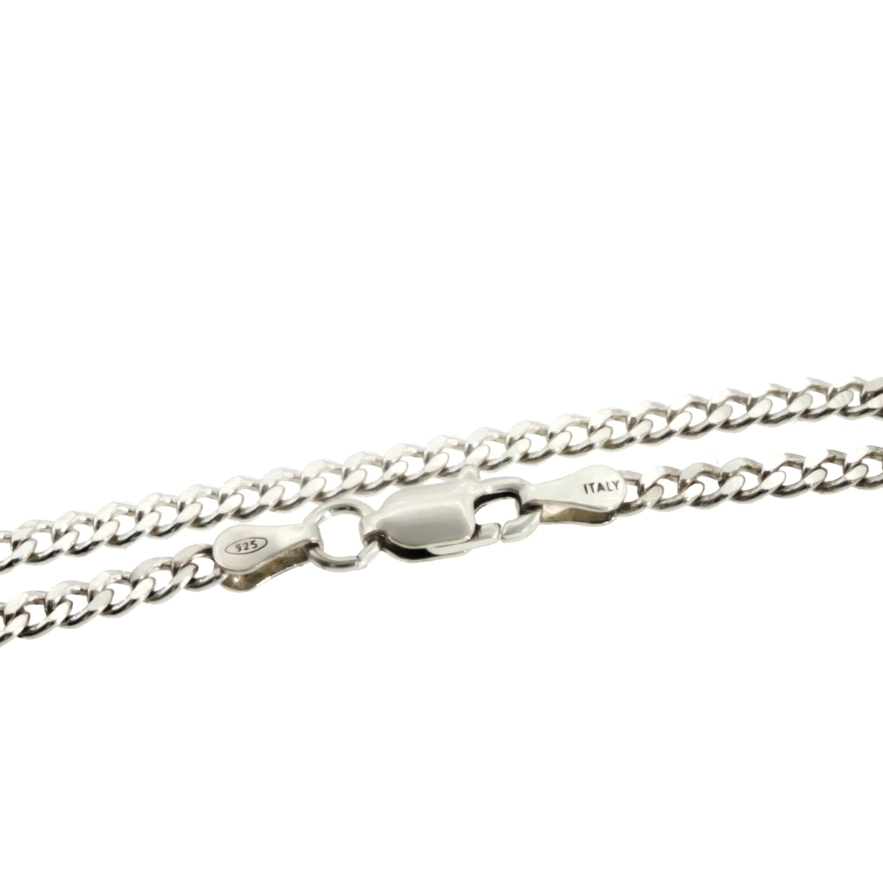 Sterling Silver Curb Link Chain | 55cm | 9.6g | 2.8mm | 925 Italy #71096 Sterling Silver Curb Link Chain | 55cm | 9.6g | 2.8mm | 925 Italy #71096 - Image 4