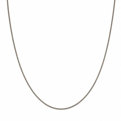 Monty's Sterling Silver Curb Link Chain Necklace | 80cm #70591