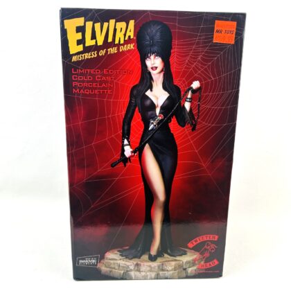 Tweeterhead Elvira Mistress of the Dark Limited Edition Cold Cast Porcelain Maquette Swarovski Elements #70661