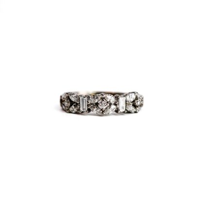 Monty's 18ct White Gold Diamond Dress Ring | 1.00ct TDW | Marquise & Baguette Diamonds | 4.0g | Valued $9,275 #71271