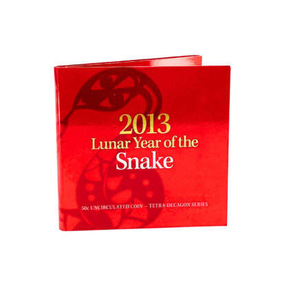 Monty's 2013 Australia 50c Lunar Year of the Snake Coin | Tetra Decagon Uncirculated | Royal Australian Mint #64292-47