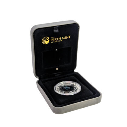 2013 Australian Opal Kangaroo 1oz Silver Proof Coin | Perth Mint | Box & COA #71227-2