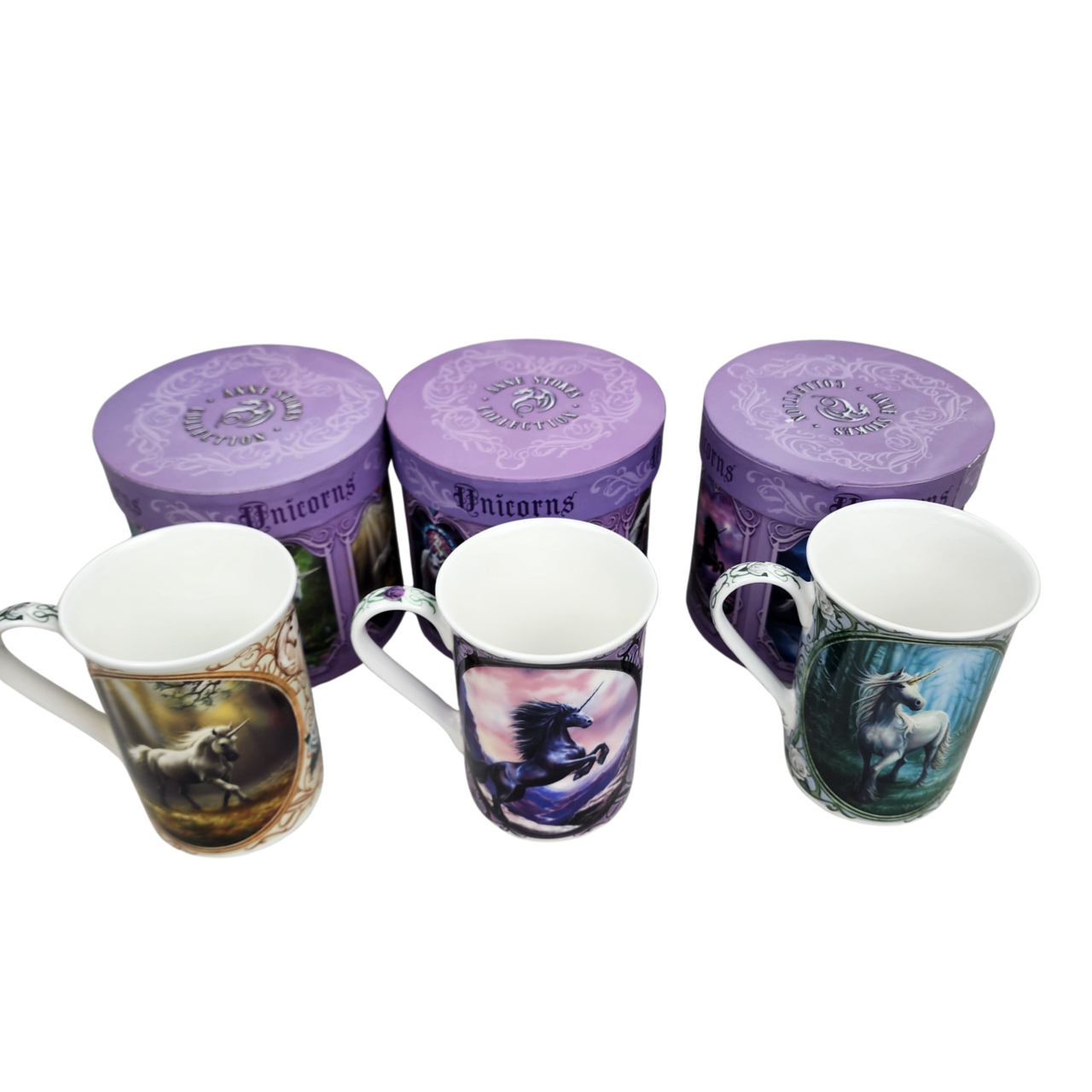 Anne Stokes Unicorns Bone China Mug Collection | Set of 3 | Gothic Fantasy 2013 #71023-2 Anne Stokes Unicorns Bone China Mug Collection | Set of 3 | Gothic Fantasy 2013 #71023-2 - Image 2