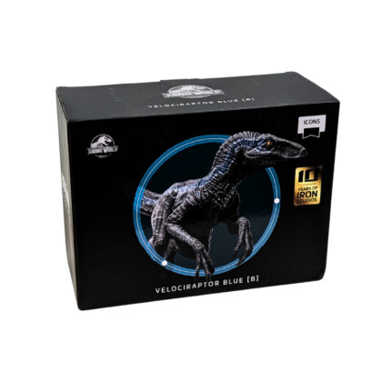 Iron Studios Jurassic World Velociraptor Blue B Statue | Icons Series | New In Box #71040
