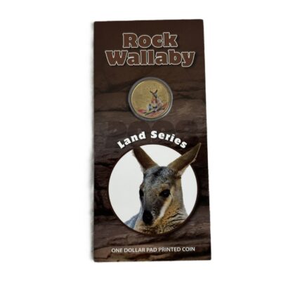 2008 RAM $1 Rock Wallaby Uncirculated Coin | Land Series Carded #71301-25