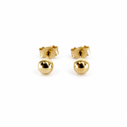 Monty's 9ct Yellow Gold Ball Stud Earrings | 4mm | 0.4g #71326
