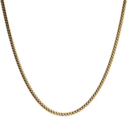 Monty's 9ct Yellow Gold Curb Link Chain | 60cm | 15.5g | 3.5mm | Hallmarked 375 Italy #71501