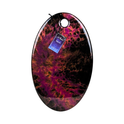 Art Malak Resin Art Serving Board | Plum Festival Moyenne Series | 50cm | New #71037-1