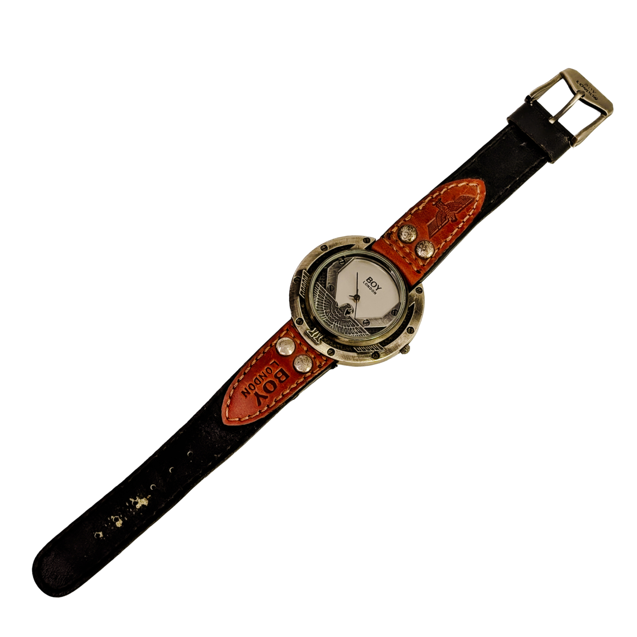 BOY London Men's Quartz Watch | 43mm | Eagle Dial | Brown Leather Strap #71481 BOY London Men's Quartz Watch | 43mm | Eagle Dial | Brown Leather Strap #71481 - Image 3