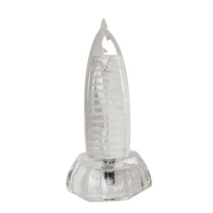 Monty's Burj Al Arab Dubai Crystal Glass Model Figurine | Hotel Landmark Paperweight | Gift Box #71217-5