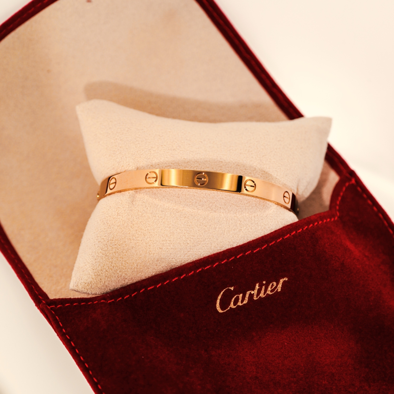 Cartier Love Bracelet 18ct Yellow Gold Size 19 Full Set Receipt COA Box #70999 Cartier Love Bracelet 18ct Yellow Gold Size 19 Full Set Receipt COA Box #70999 - Image 9