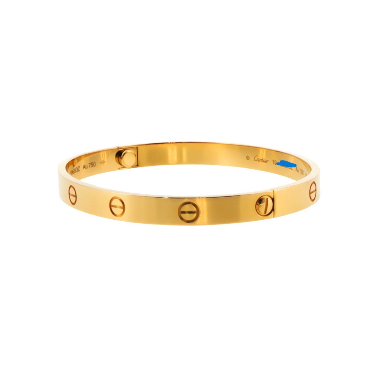 Cartier Love Bracelet 18ct Yellow Gold Size 19 Full Set Receipt COA Box #70999 Cartier Love Bracelet 18ct Yellow Gold Size 19 Full Set Receipt COA Box #70999 - Image 14