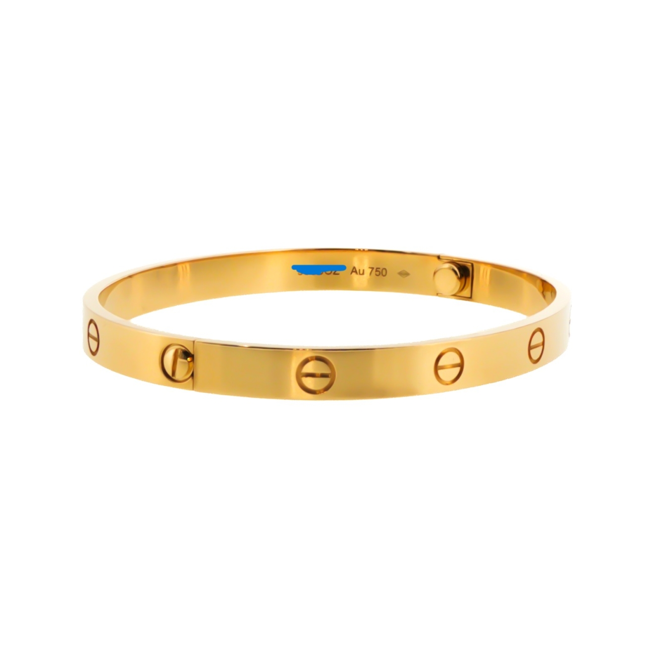 Cartier Love Bracelet 18ct Yellow Gold Size 19 Full Set Receipt COA Box #70999 Cartier Love Bracelet 18ct Yellow Gold Size 19 Full Set Receipt COA Box #70999 - Image 15