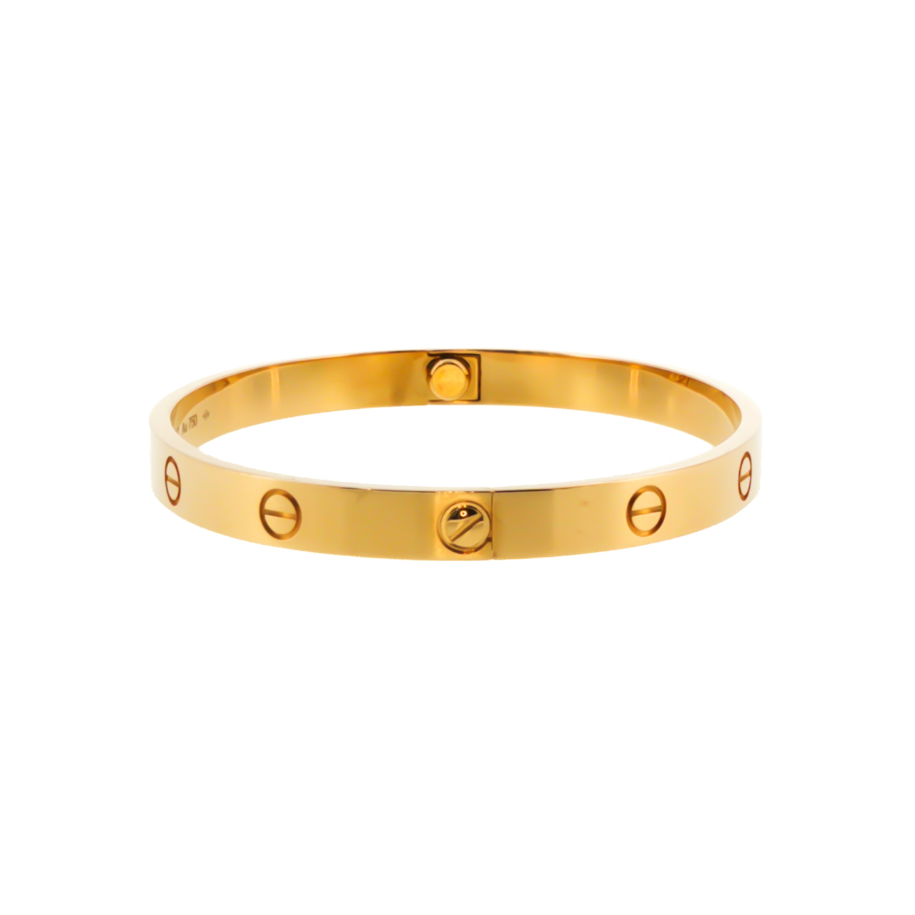 Cartier Love Bracelet 18ct Yellow Gold Size 19 Full Set Receipt COA Box #70999 Cartier Love Bracelet 18ct Yellow Gold Size 19 Full Set Receipt COA Box #70999 - Image 2
