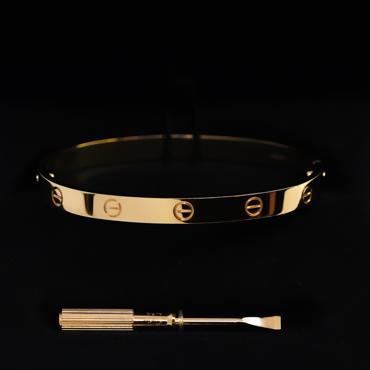 Cartier Love Bracelet 18ct Yellow Gold Size 19 Full Set Receipt COA Box #70999 Cartier Love Bracelet 18ct Yellow Gold Size 19 Full Set Receipt COA Box #70999 - Image 3