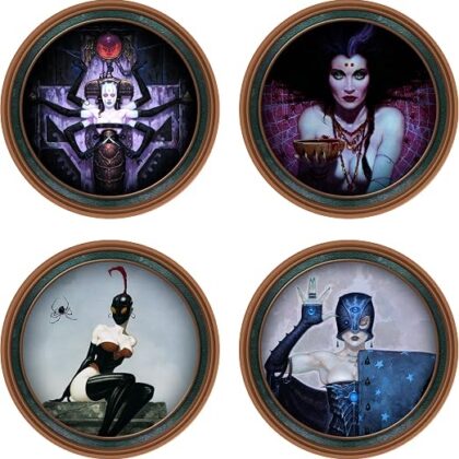 Dark Horse Deluxe Brom Darkwerks Coaster Set of 4 | Brand New #71216-1