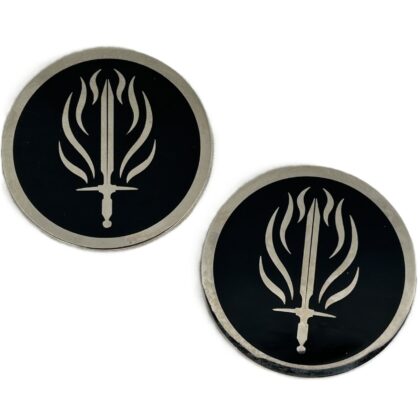 Dragon Age II The Templar Pair of Metal Coasters | Epic Weapons | Official Bioware #71216-5