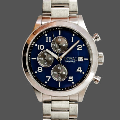 Loyal Adventurer 42mm Quartz Chronograph Watch | Blue Dial #71519