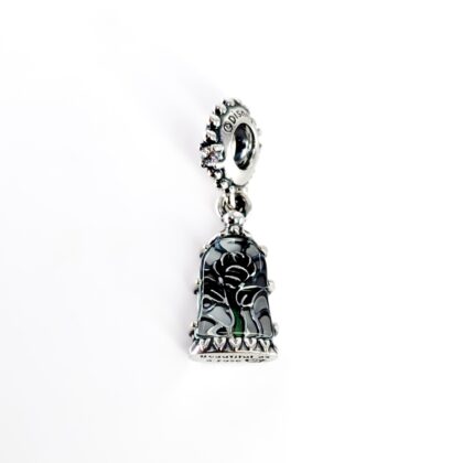 Pandora Disney Beautiful As A Rose Dangle Charm | Beauty & The Beast | Sterling Silver #71320-9