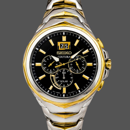 Seiko Coutura Solar V194-0AB0 Chronograph Watch | 45.5mm #71515