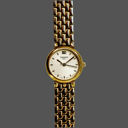 Tissot 1853 Ladies Gold Tone Quartz Watch | 23mm Swiss Made | 17cm Bracelet #70976