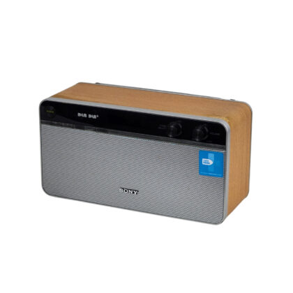 Sony XDR-S16DBP Retro-Style DAB/DAB+ Digital Clock Radio | FM | Wooden Finish #70600