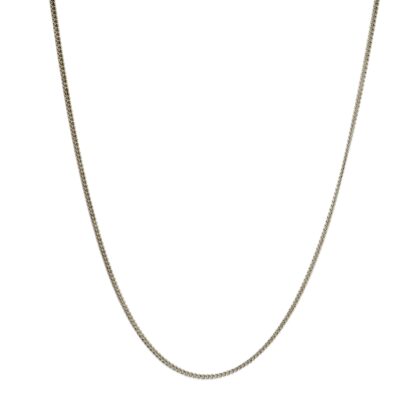 Sterling Silver Fine Curb Link Chain Necklace | 45cm | 1.7mm | 3.7g #71017