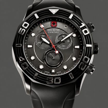 Swiss Military Hanowa 6-4196 Quartz Chronograph Watch | 46mm | Sapphire Crystal #70836
