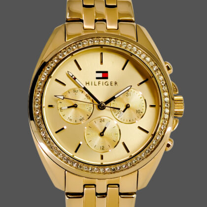 Tommy Hilfiger Women's Gold-Tone Multifunction Watch | 1782803 | Box & Receipt #70823