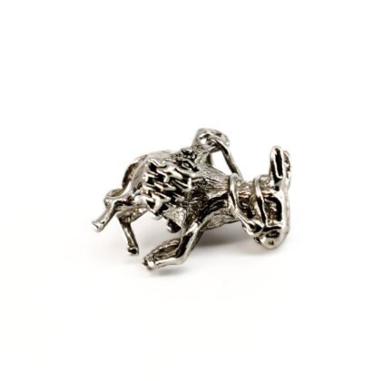 Vintage Sterling Silver Pack Mule Charm | Donkey with Cargo | 18mm #71257-3
