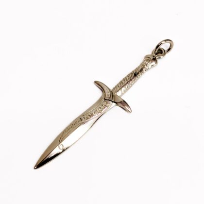 WETA The Lord of the Rings Sting Sword Pendant | Sterling Silver | Wooden Presentation Box #71231-7