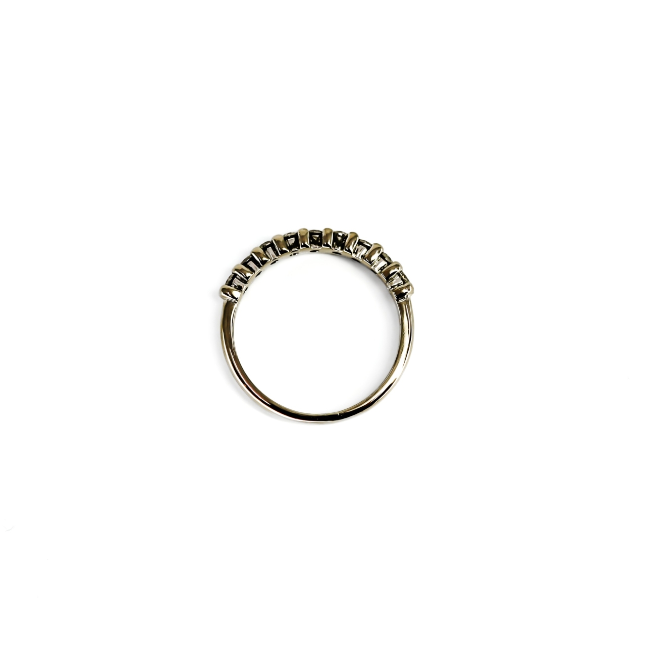 18ct White Gold Diamond Eternity Ring Band Size I1/2 #71249 18ct White Gold Diamond Eternity Ring Band Size I1/2 #71249 - Image 8