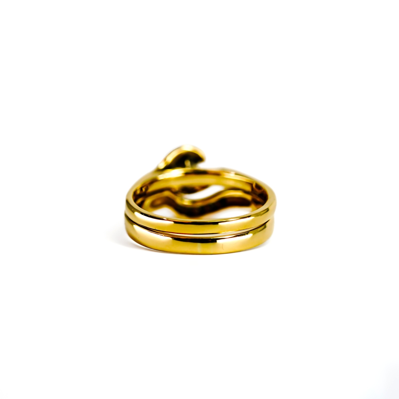 18ct Yellow Gold Diamond Two Ring Set Size P #71324 18ct Yellow Gold Diamond Two Ring Set Size P #71324 - Image 7