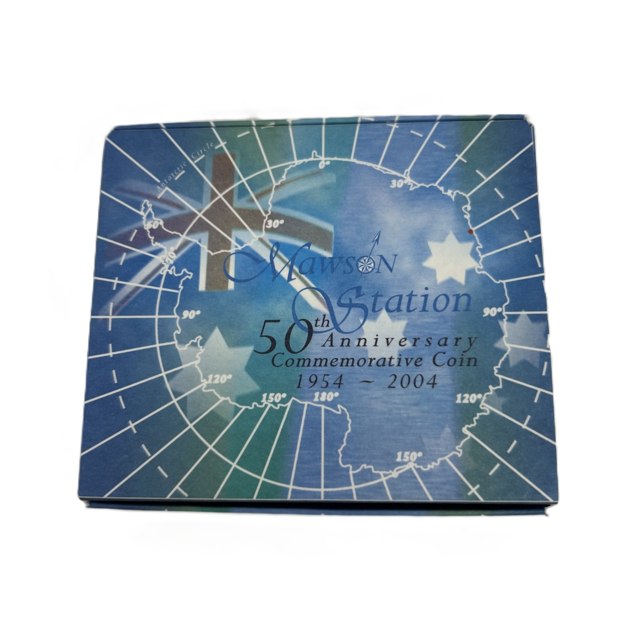 2004 Australian Antarctic Territory Mawson Station 50th Anniversary $1 Silver Proof Coin | The Perth Mint #71672 2004 Australian Antarctic Territory Mawson Station 50th Anniversary $1 Silver Proof Coin | The Perth Mint #71672 - Image 2
