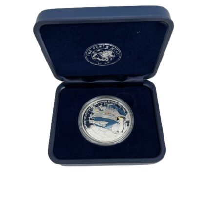2004 Australian Antarctic Territory Mawson Station 50th Anniversary $1 Silver Proof Coin | The Perth Mint #71672