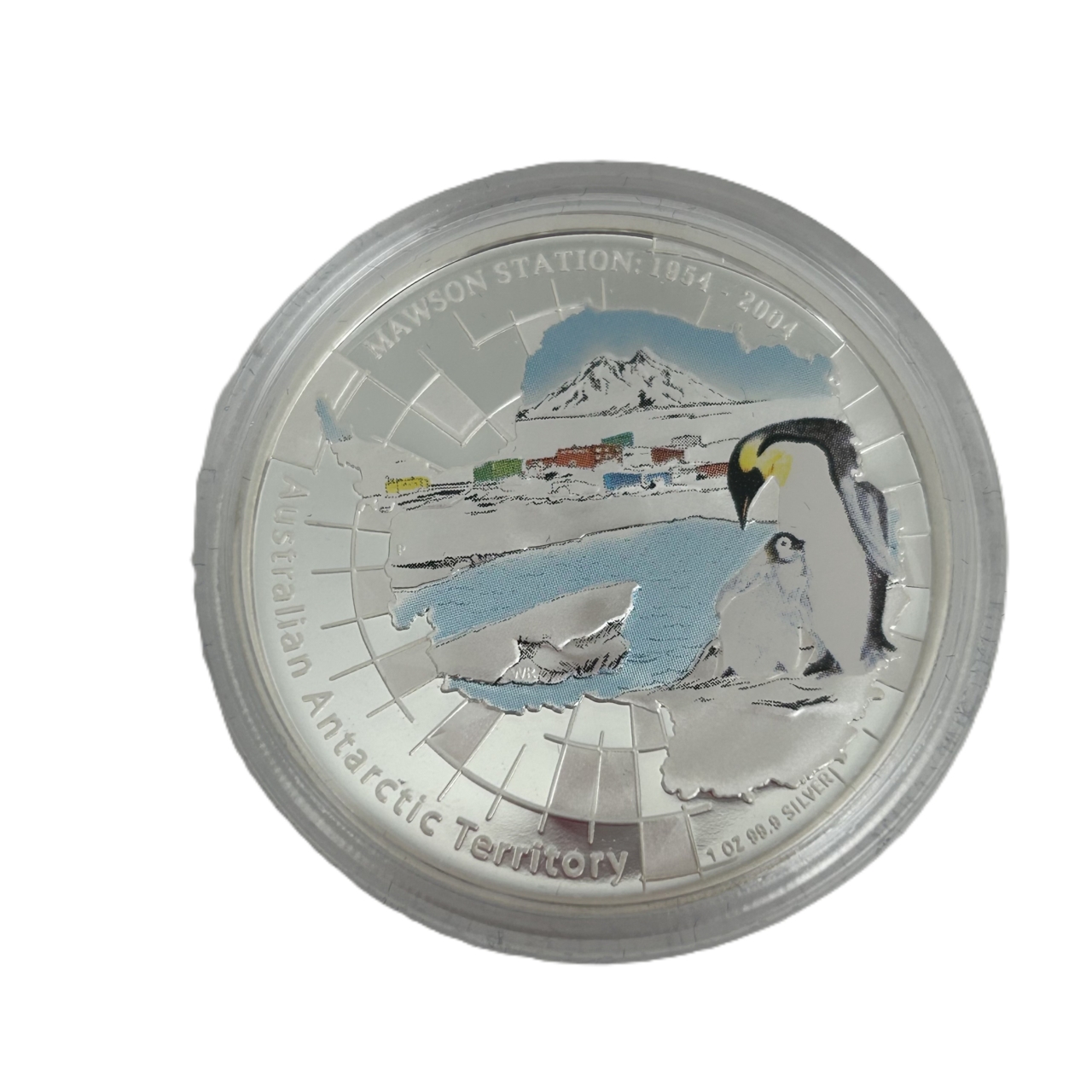 2004 Australian Antarctic Territory Mawson Station 50th Anniversary $1 Silver Proof Coin | The Perth Mint #71672 2004 Australian Antarctic Territory Mawson Station 50th Anniversary $1 Silver Proof Coin | The Perth Mint #71672 - Image 4