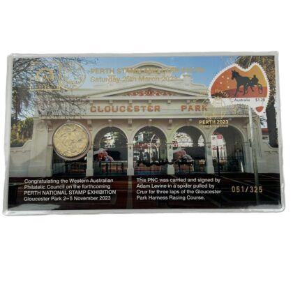 Monty's 2023 Australian $1 The Pinnacles | Perth Stamp & Coin Show ANDA Overprint PNC | 051/300 #71383