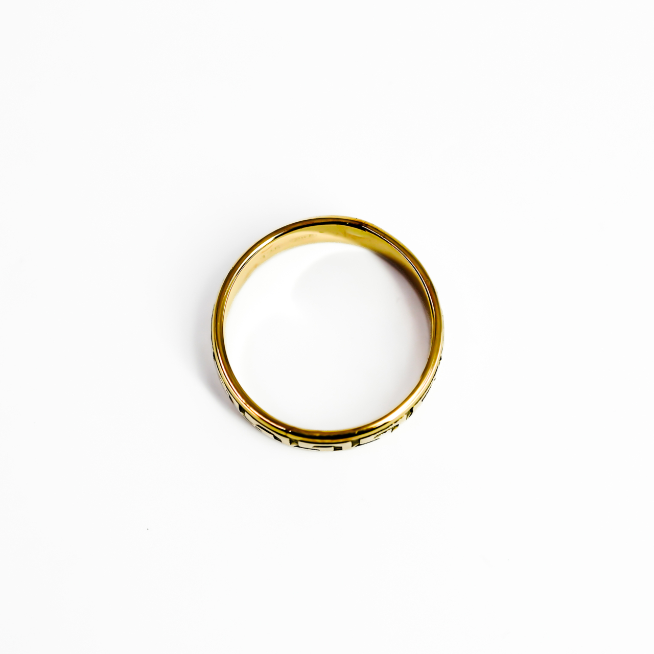 9ct Two-Tone Gold Greek Key / Meander Ring | 7.6g | Size X 1/2 #71253 9ct Two-Tone Gold Greek Key / Meander Ring | 7.6g | Size X 1/2 #71253 - Image 8