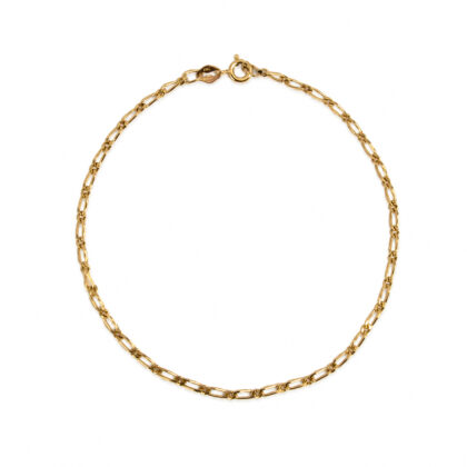 Monty's 9ct Yellow Gold Figaro Link Anklet | 2.1g | 2mm Wide #70958