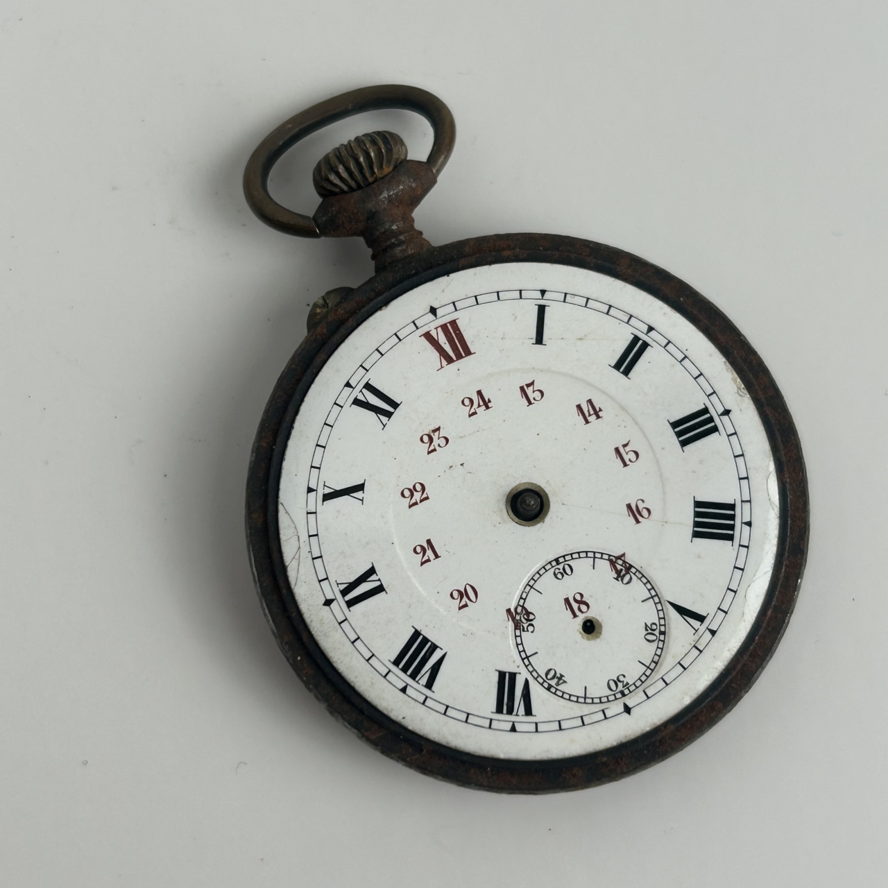 Antique Depose Fob / Pocket Watch | 44mm | Not Working | Parts or Repair #71447-4 Antique Depose Fob / Pocket Watch | 44mm | Not Working | Parts or Repair #71447-4