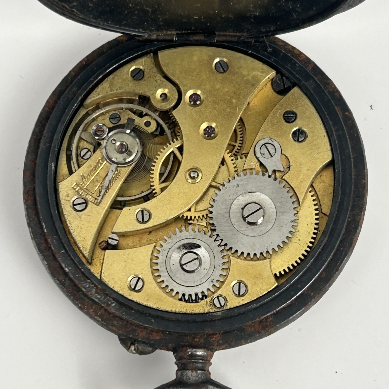 Antique Depose Fob / Pocket Watch | 44mm | Not Working | Parts or Repair #71447-4 Antique Depose Fob / Pocket Watch | 44mm | Not Working | Parts or Repair #71447-4 - Image 6