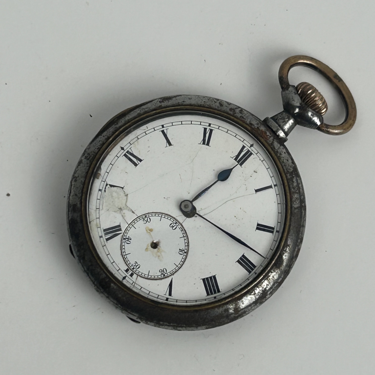 Antique Fob / Pocket Watch | 47mm | Running | Parts or Restoration #71447-16 Antique Fob / Pocket Watch | 47mm | Running | Parts or Restoration #71447-16