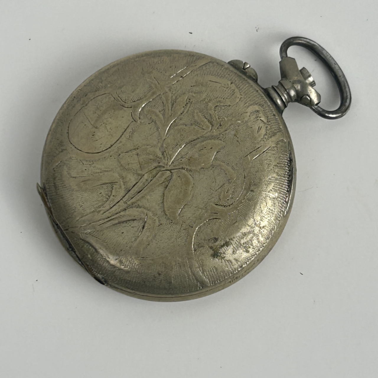 Antique Fob / Pocket Watch | 50mm | Not Working | Parts or Repair #71447-13 Antique Fob / Pocket Watch | 50mm | Not Working | Parts or Repair #71447-13 - Image 2
