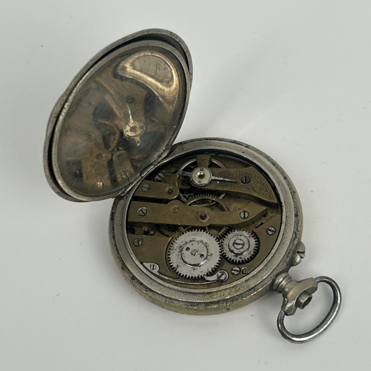 Antique Fob / Pocket Watch | 50mm | Not Working | Parts or Repair #71447-13 Antique Fob / Pocket Watch | 50mm | Not Working | Parts or Repair #71447-13 - Image 4