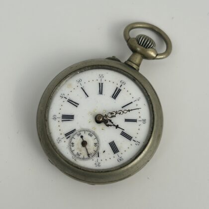 Antique Fob / Pocket Watch | Roman Numeral Dial | 47mm | Not Working | Parts or Repair #71447-3